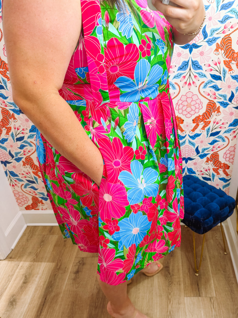 The Gracia Pleated Mini Dress (XS-3X)