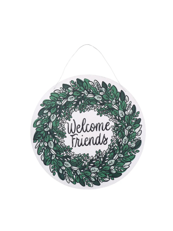 Mercies are New/ Welcome Friends Door Hanger