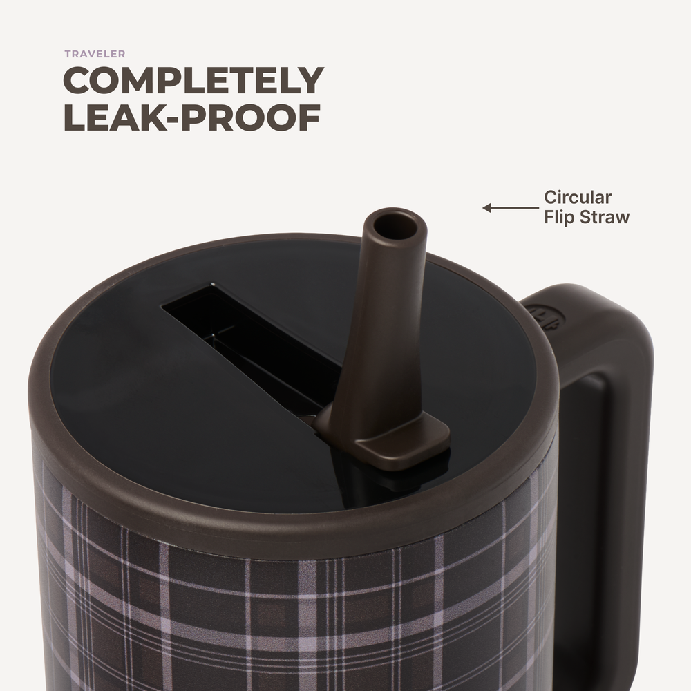 Flannel 40oz Traveler Tumbler by Hydrojug