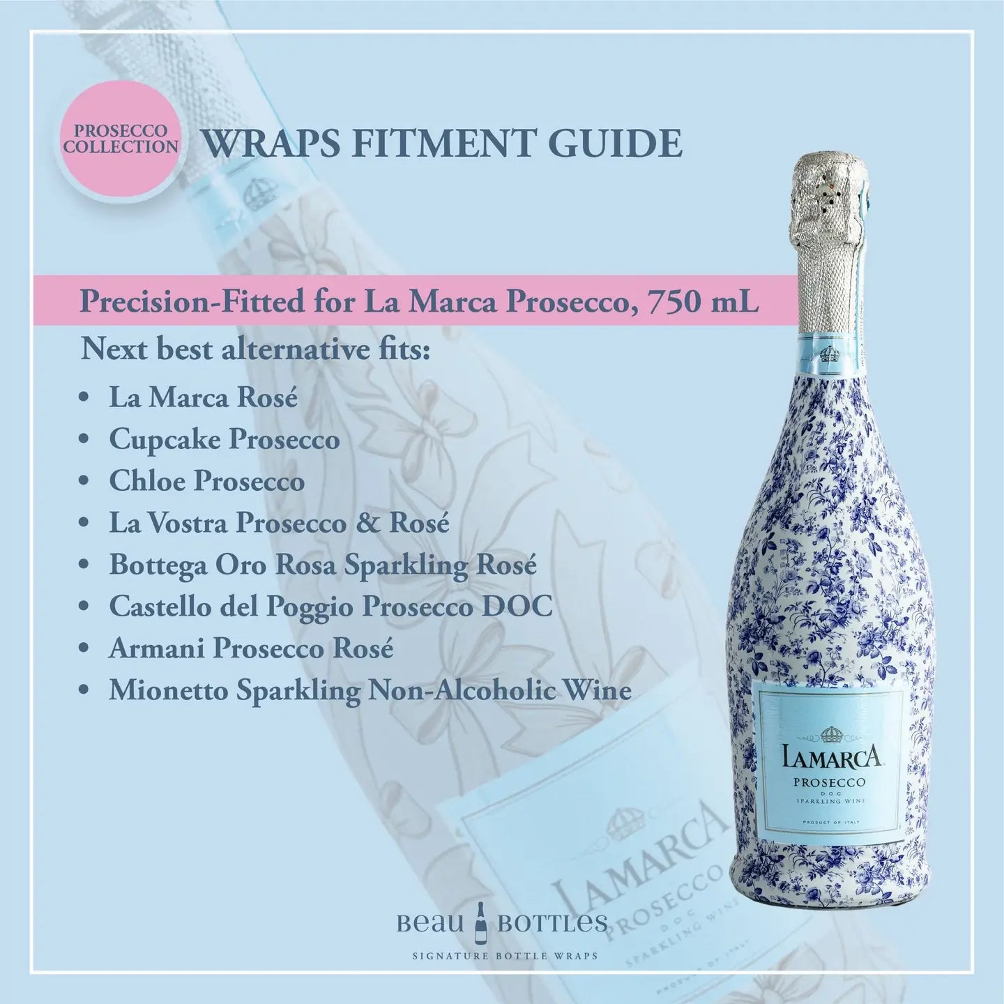 Beau Bottle Wild Savannah- Prosecco Collection