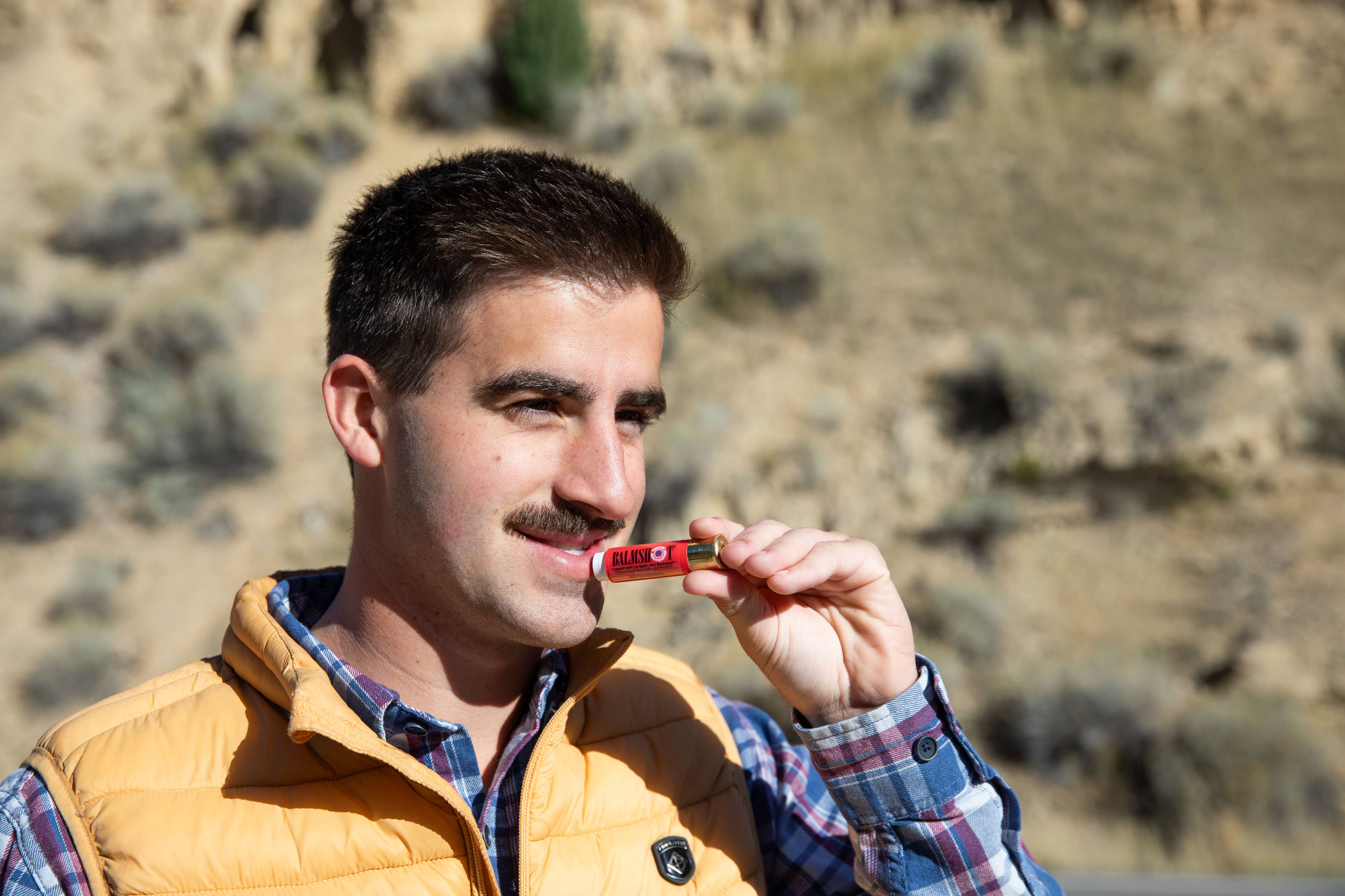 Balmshot Shotgun Shell Lip Balm in Pomegranate
