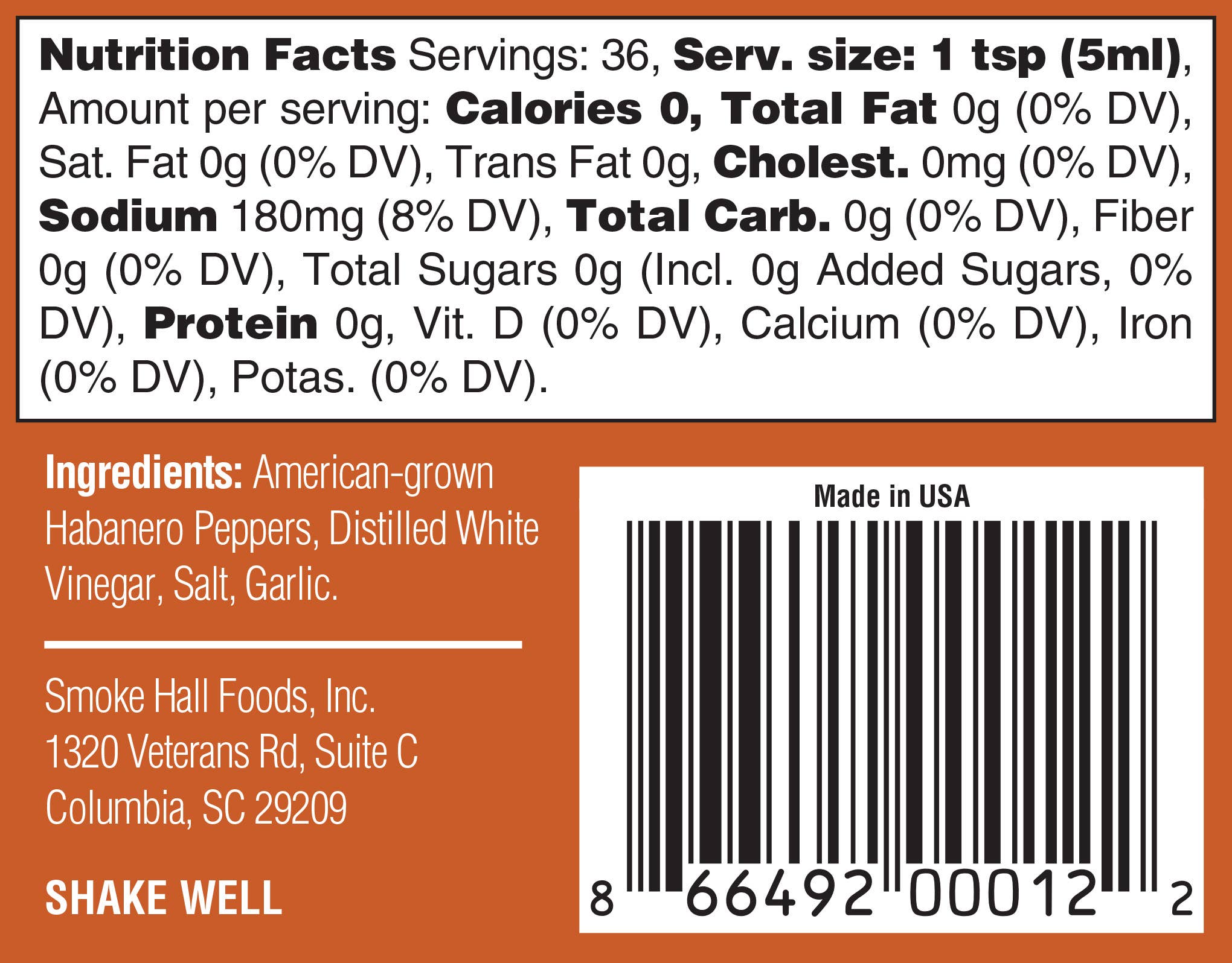 Shock and Awe By The General's Hot Sauce