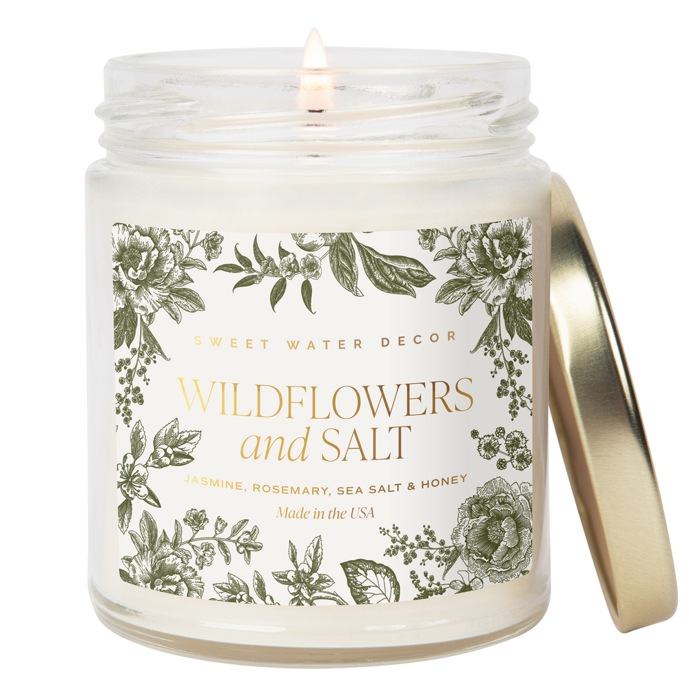 Wildflowers and Salt Soy Candle