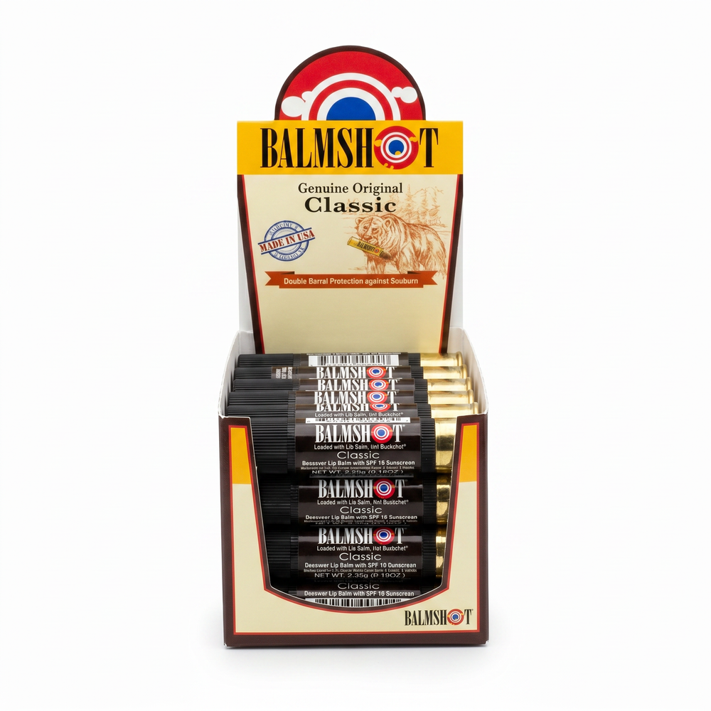 Shotgun Shell Lip Balm in Classic Vanilla