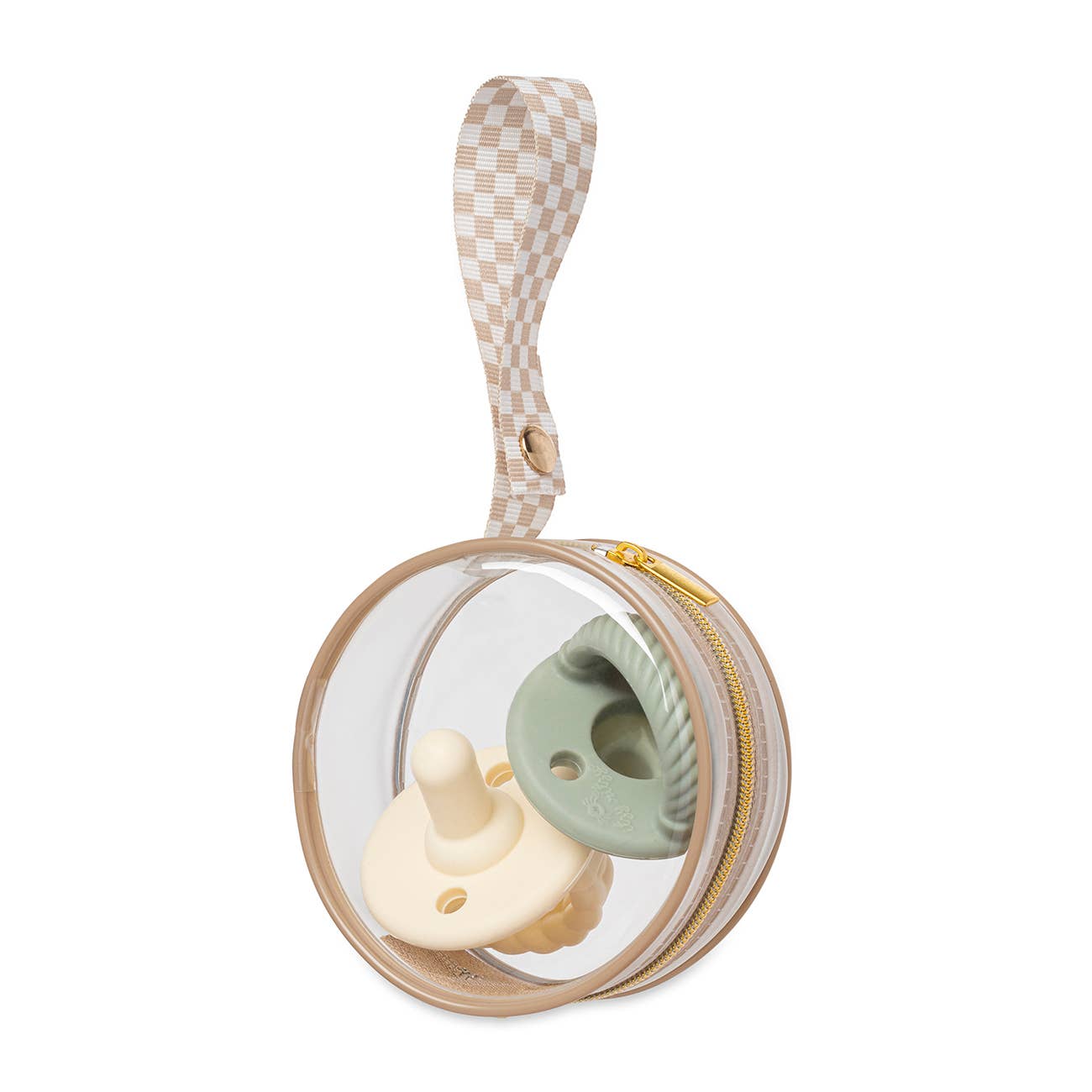 Itzy Paci Case- Toast Checkerboard