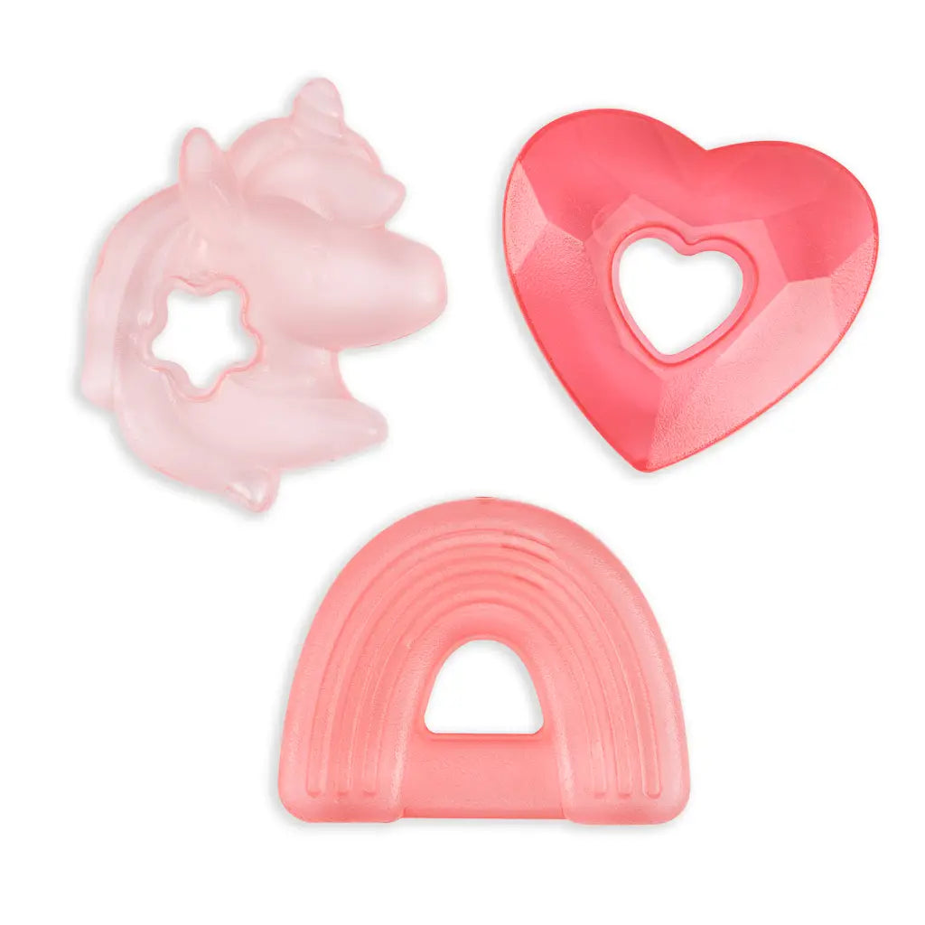 Cutie Coolers™ Unicorn Water Filled Teethers (3-pack)