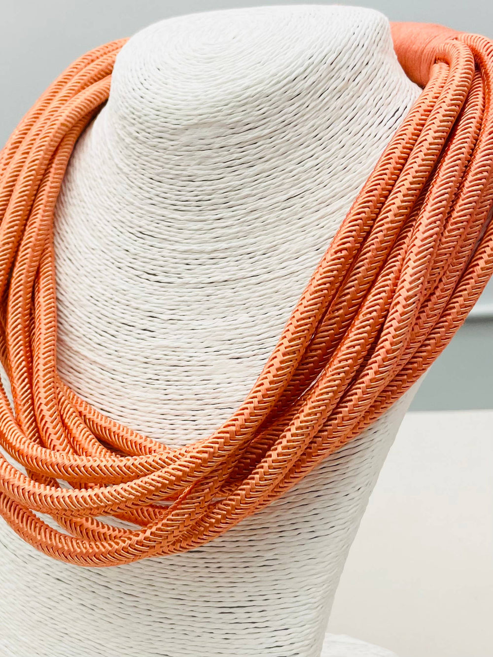 Peach Meg Slub Necklace