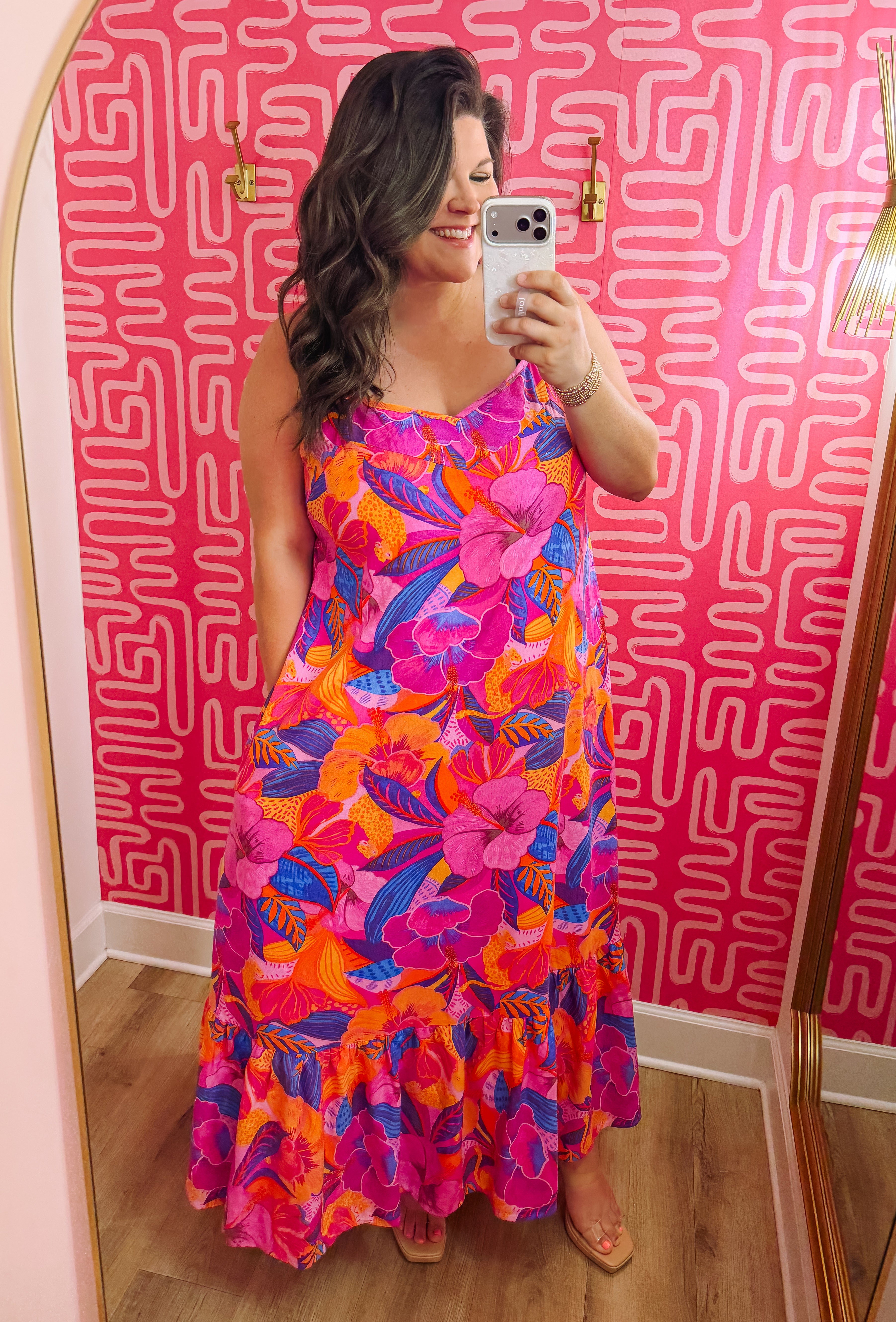 The Valle Tie Back Maxi Dress
