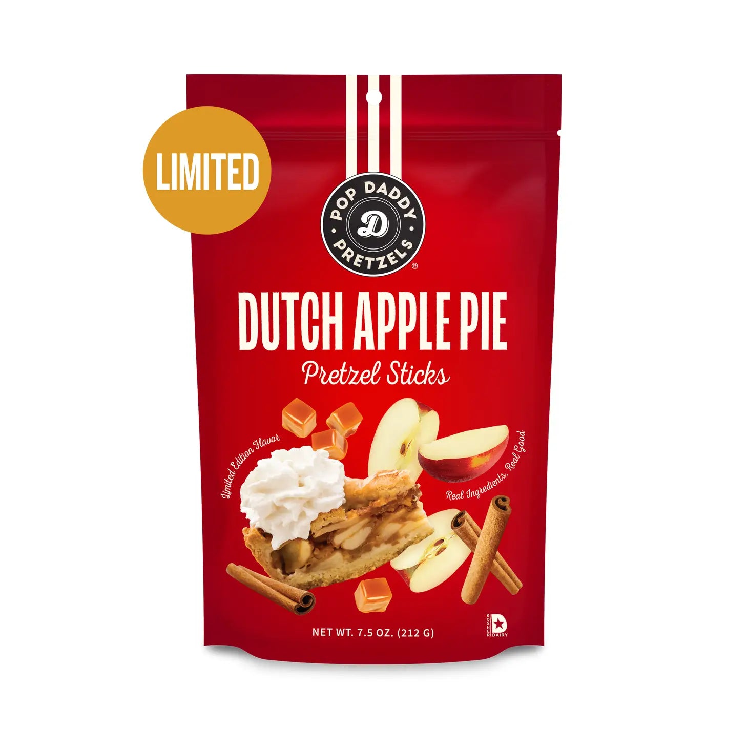Dutch Apple Pie Seasoned Pretzel Sticks