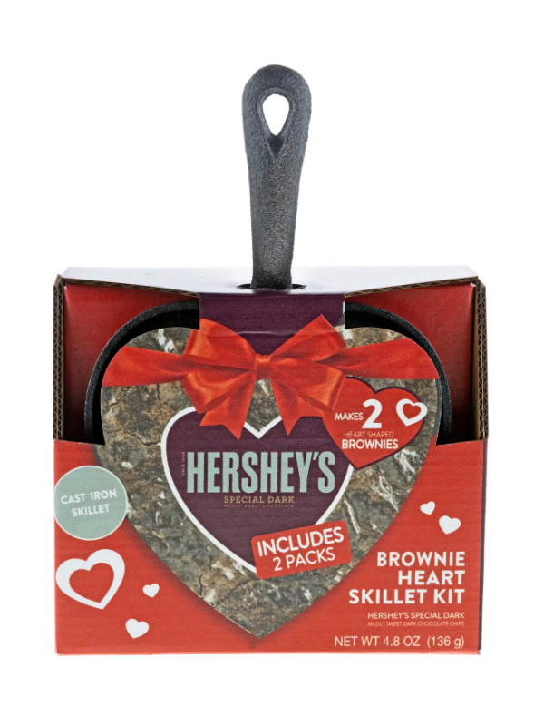 Hershey’s Heart Shaped Brownie Skillet