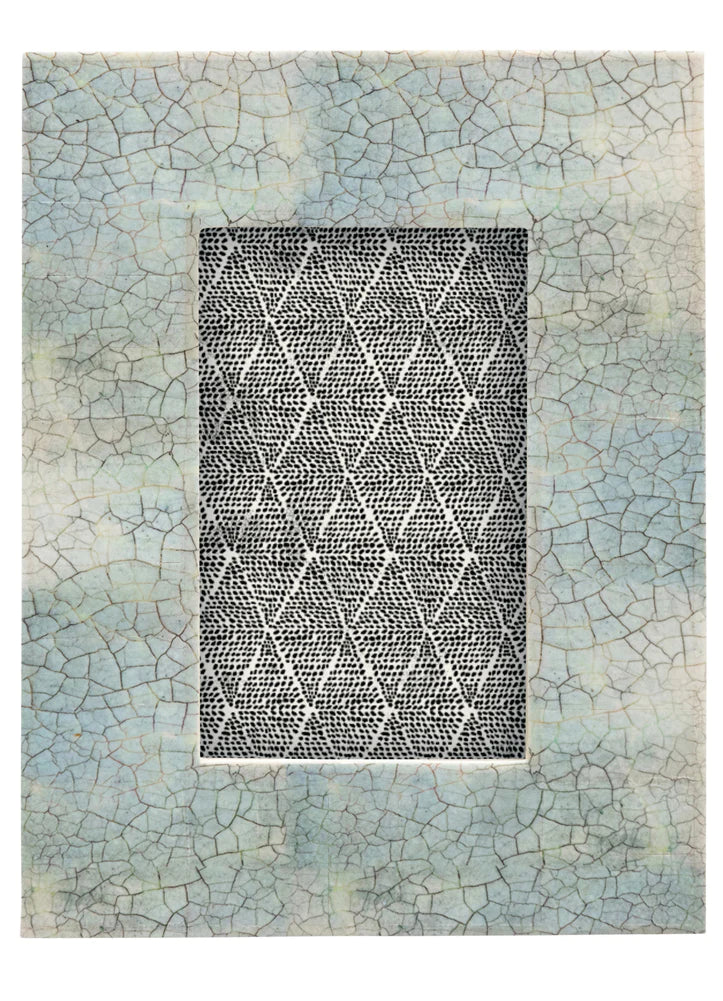 Light Blue Crackled Photo Frame — Pecan Row