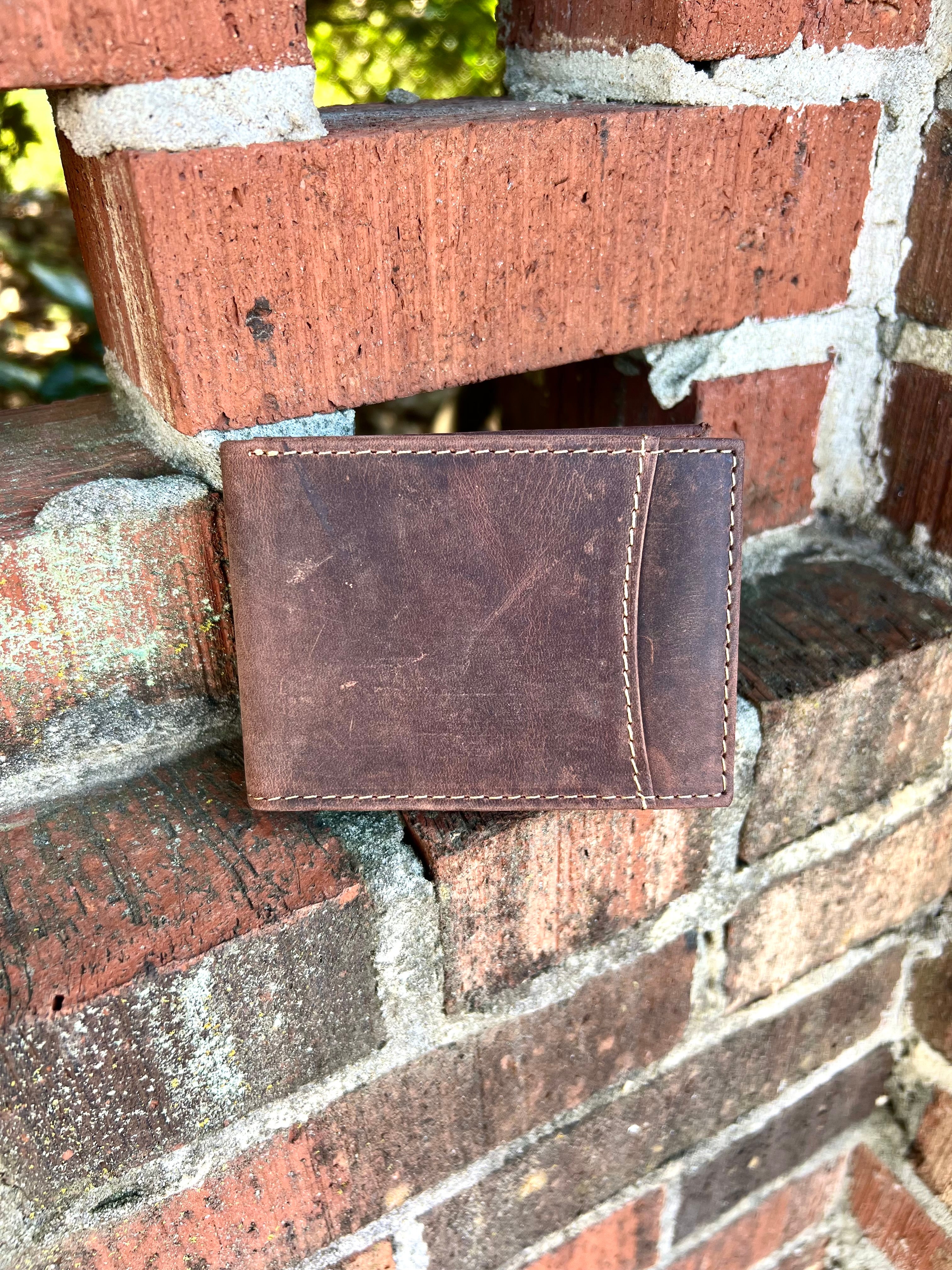 The Gregg Bifold Wallet in Honey Brown