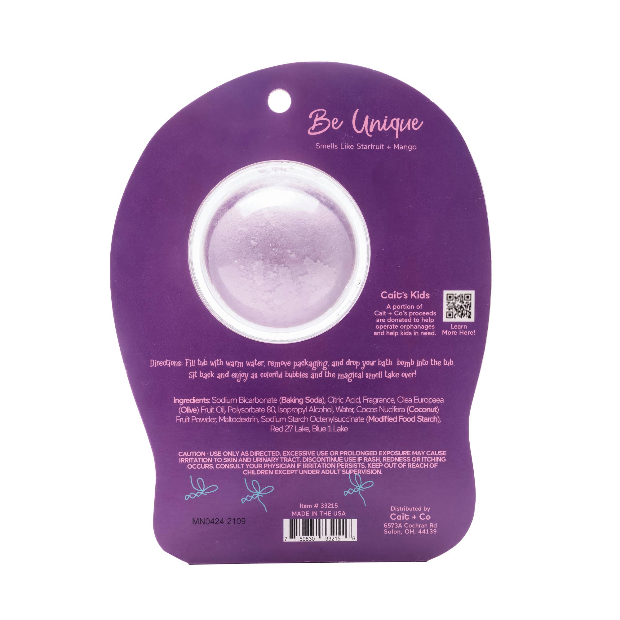 Friendly Monster Clamshell Bath Bomb - Be Unique