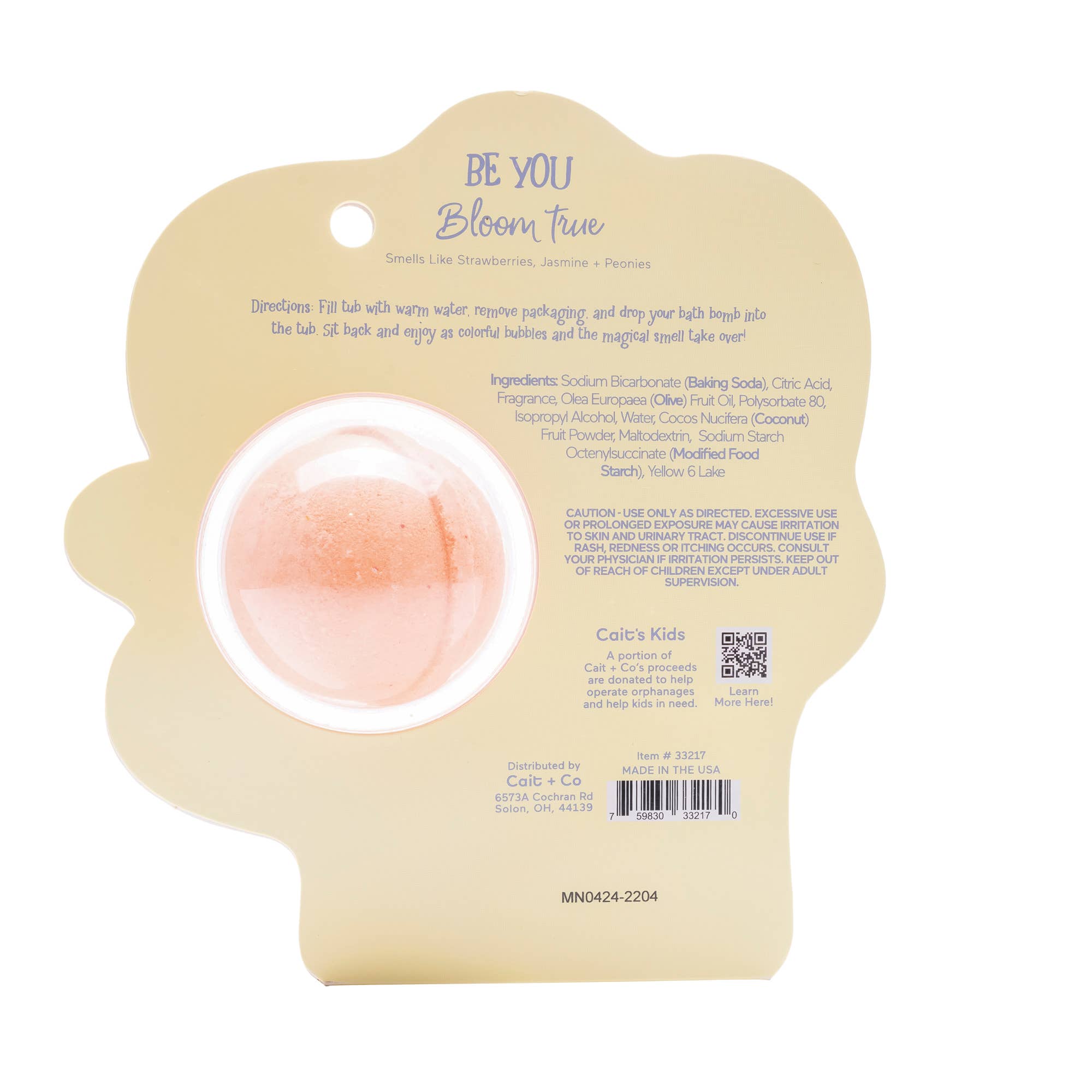 Flowers Clamshell Bath Bomb - Be You, Bloom True