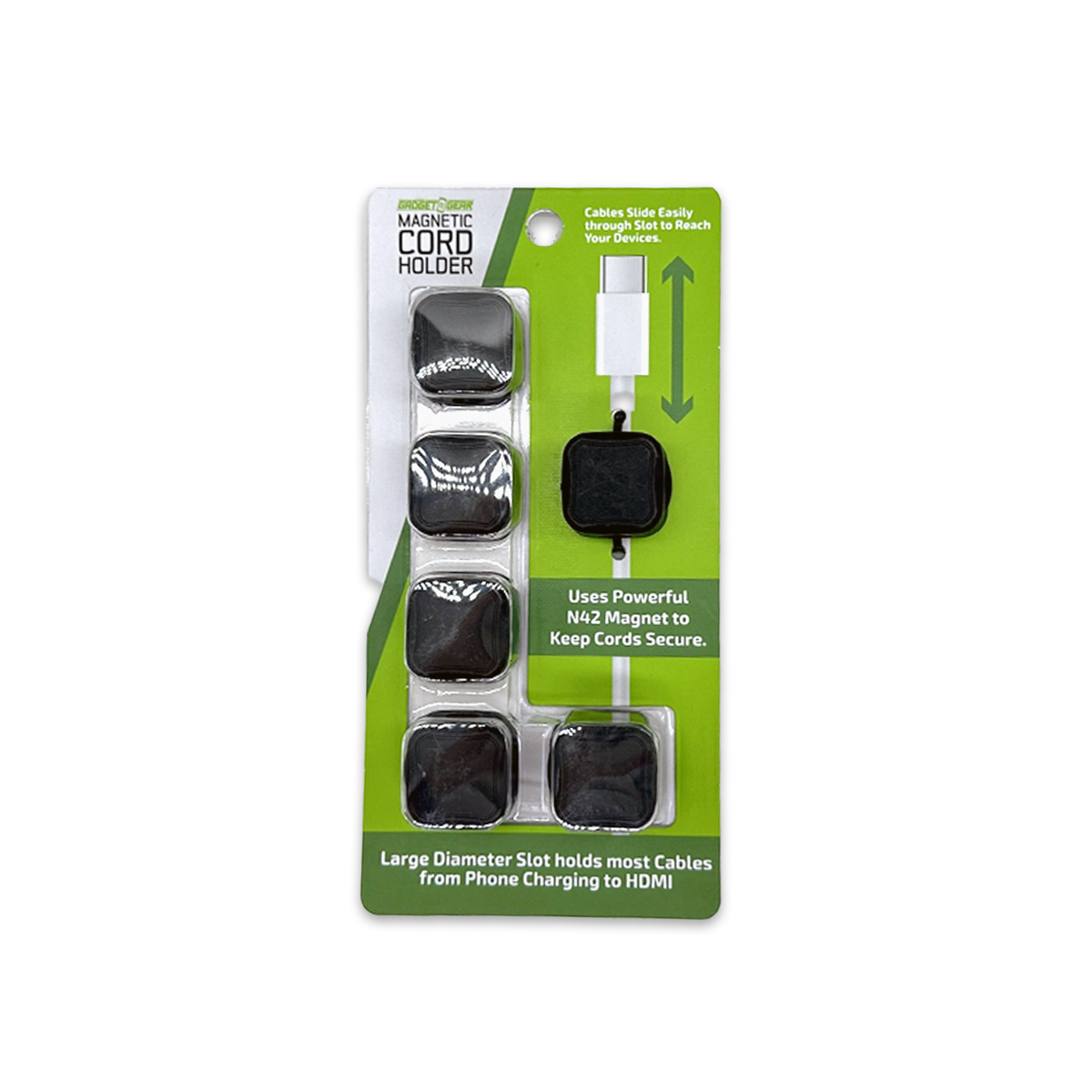 Gadget Gear Magnetic Cable & Cord Organizer