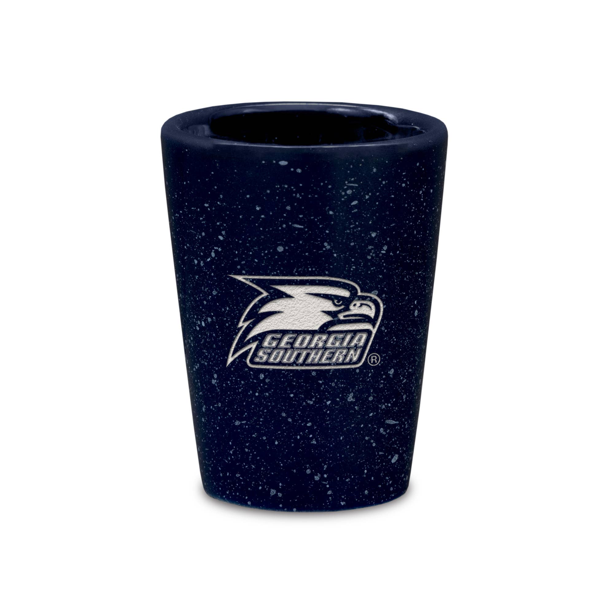 Navy Georgia Southern Eagles Shot Glass