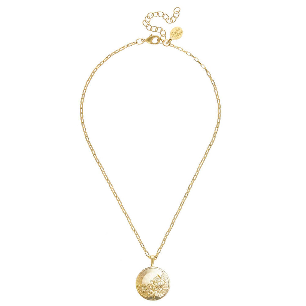 Tobacco Leaf Cable Necklace