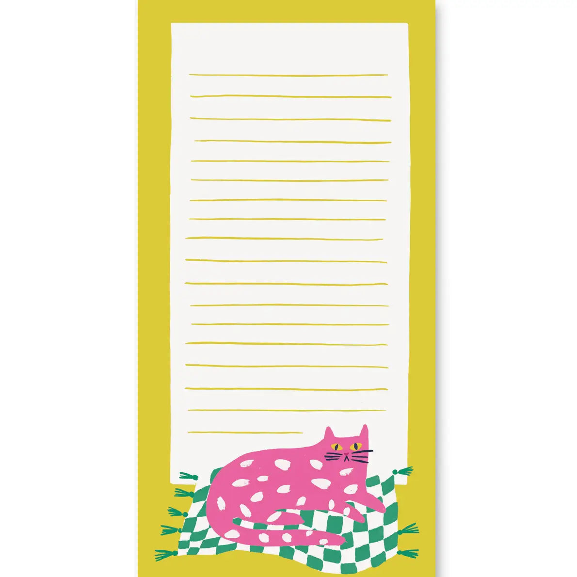 Kitty Magnetic Market List Notepad