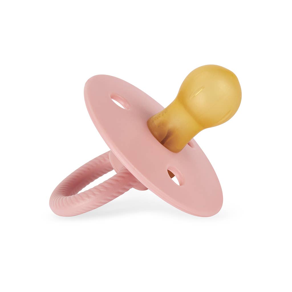 Itzy Soother™ Natural Rubber Paci Sets: Blossom + Rosewood 6-18M