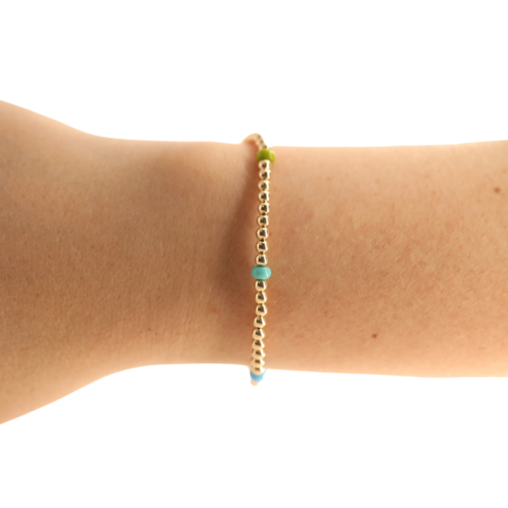 Extended Confetti Poppi Bracelet By Beaded Blonde