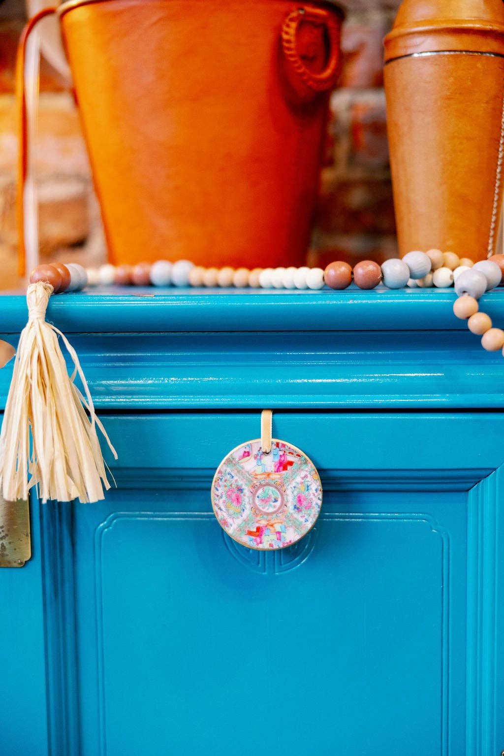 Rose Medallion Oyster Ring Dish