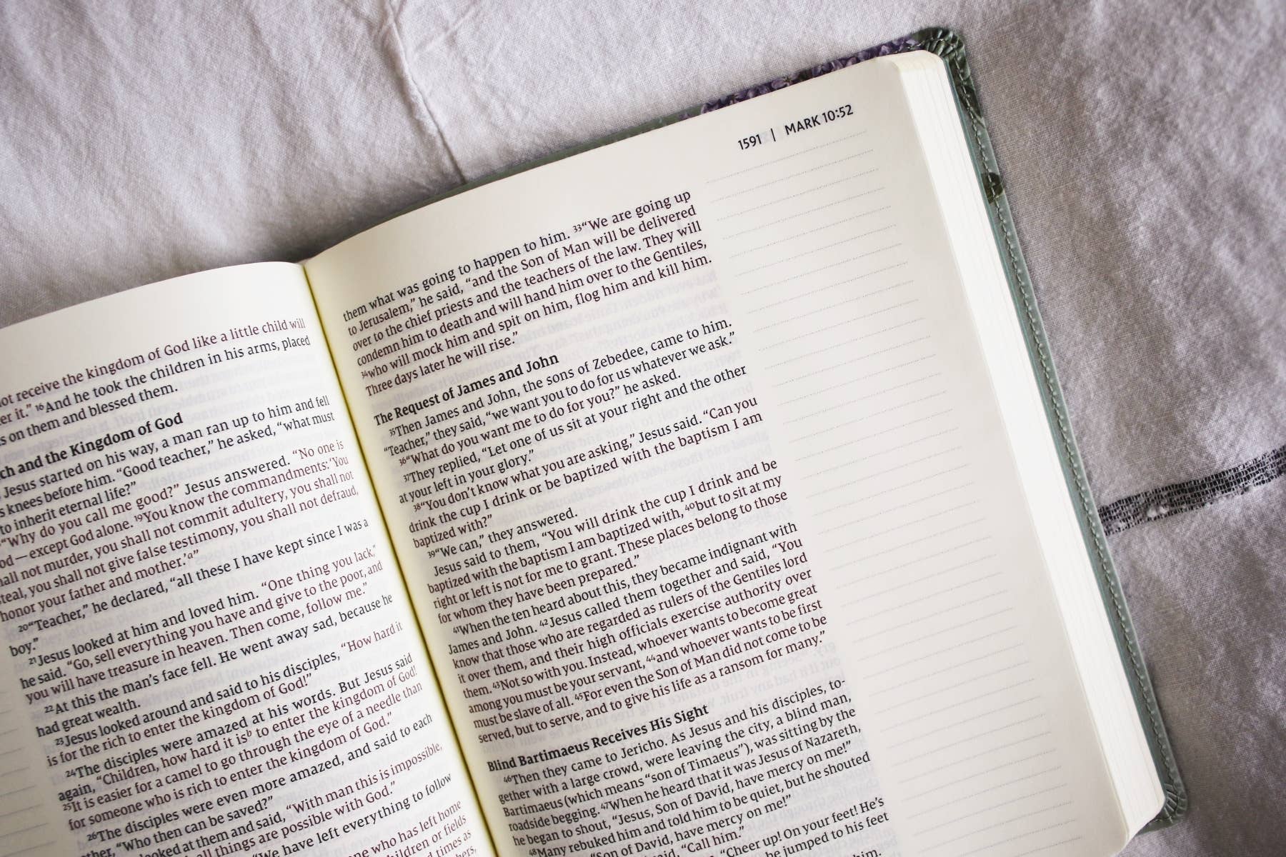 NIV Artisan Collection Bible Large Print Leathersoft Sage Floral