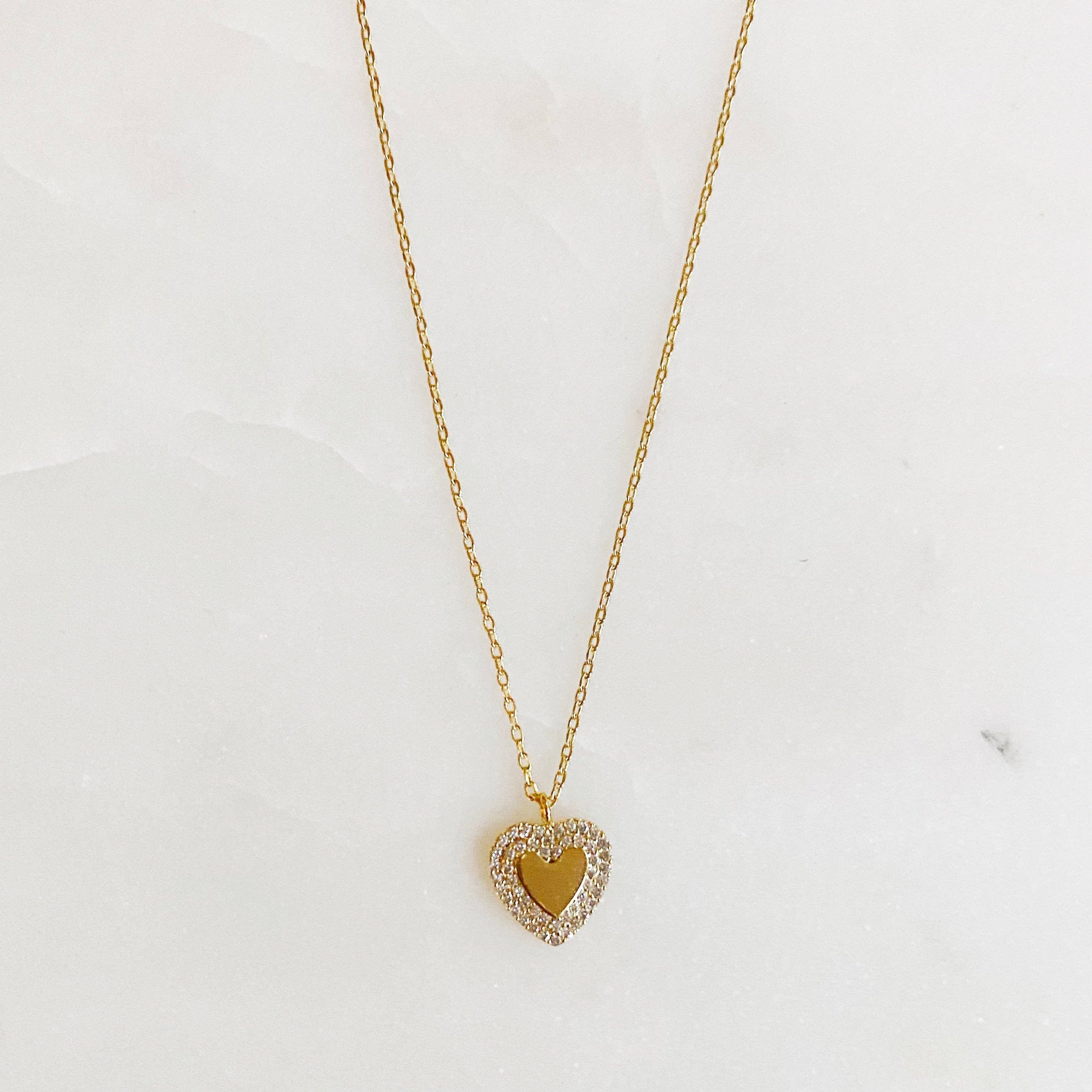 So Pretty Heart Necklace