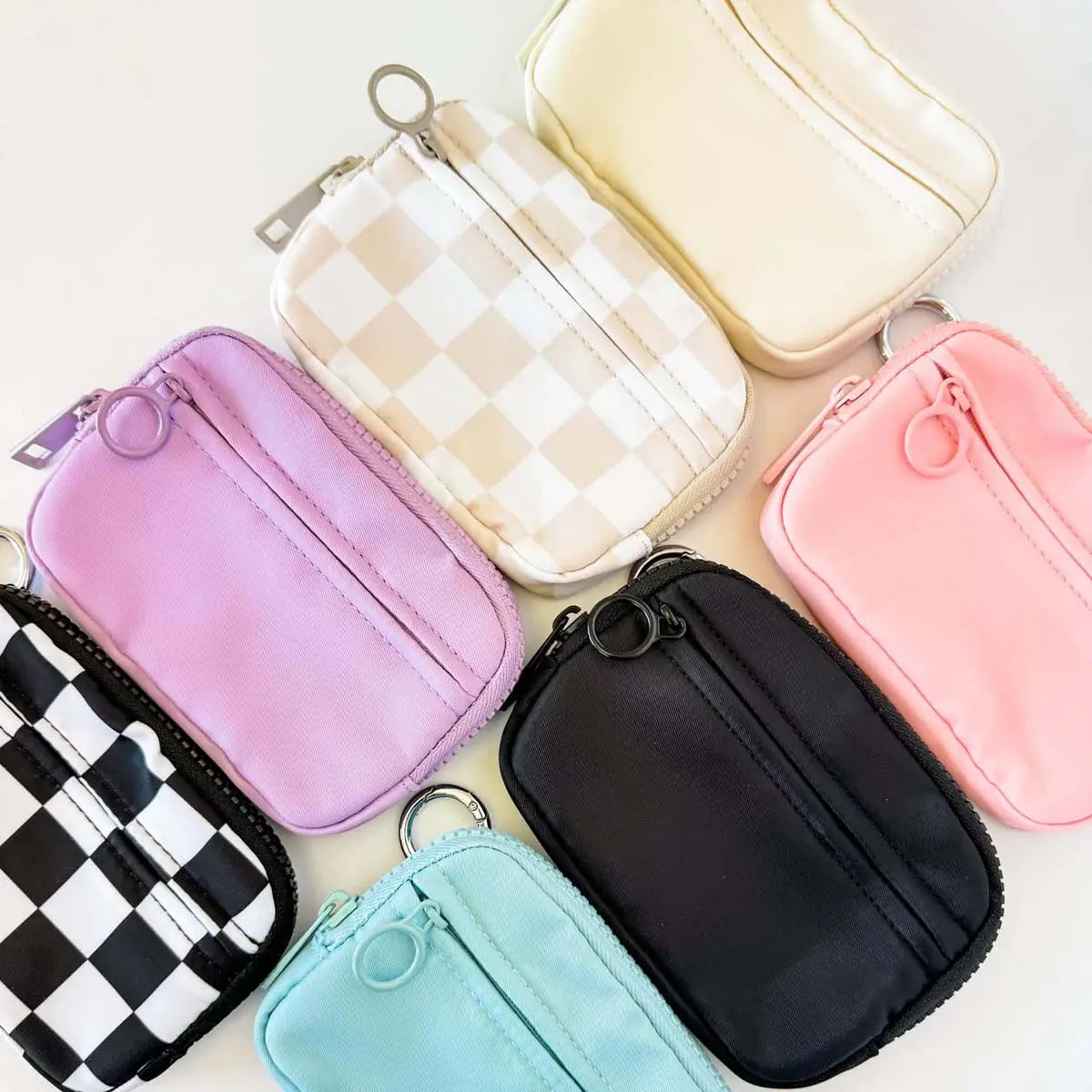 Wallet Cardholder Keychain (Assorted Colors)