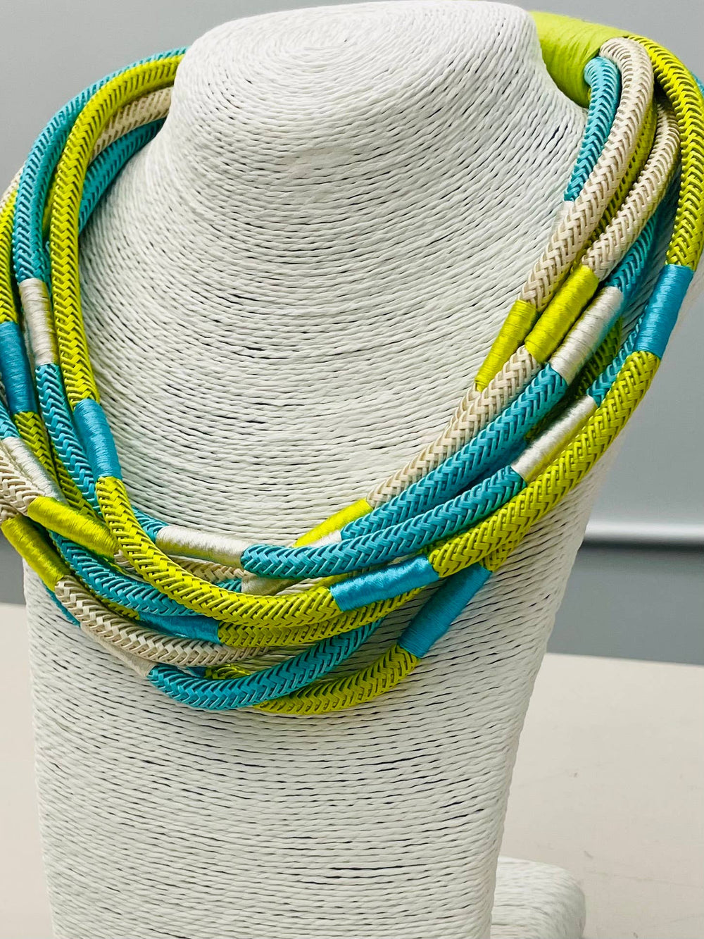 Citrus & Turquoise Meg Slub Necklace