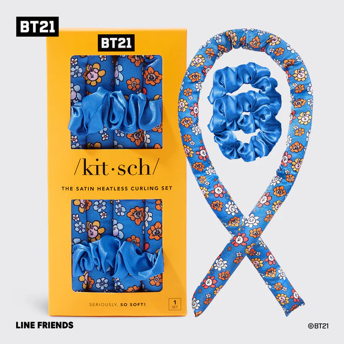 BT21 Universtar Satin Heatless Curling Set by Kitsch