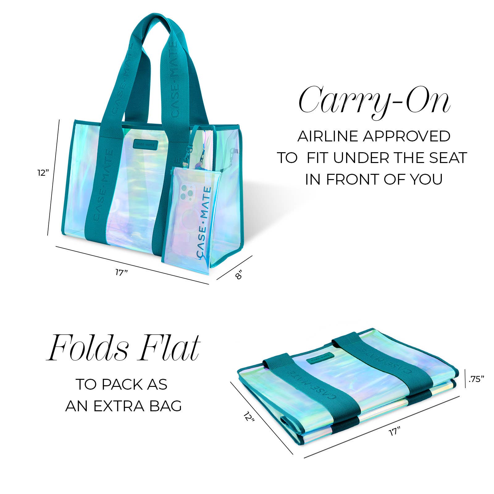 Emerald Blue Soap Bubble Jelly Tote Bag by Case-Mate