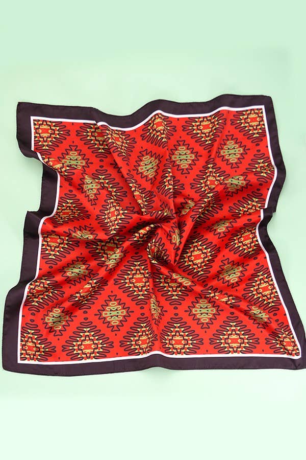 Waivy Diamond Silky Feel Bandana Scarf