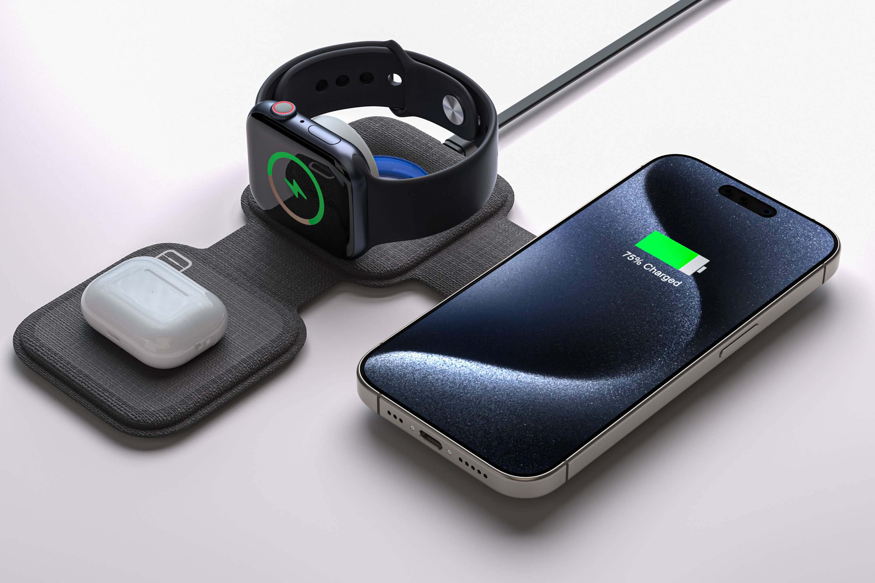 3-in-1 Foldable Wireless Charger for Travel