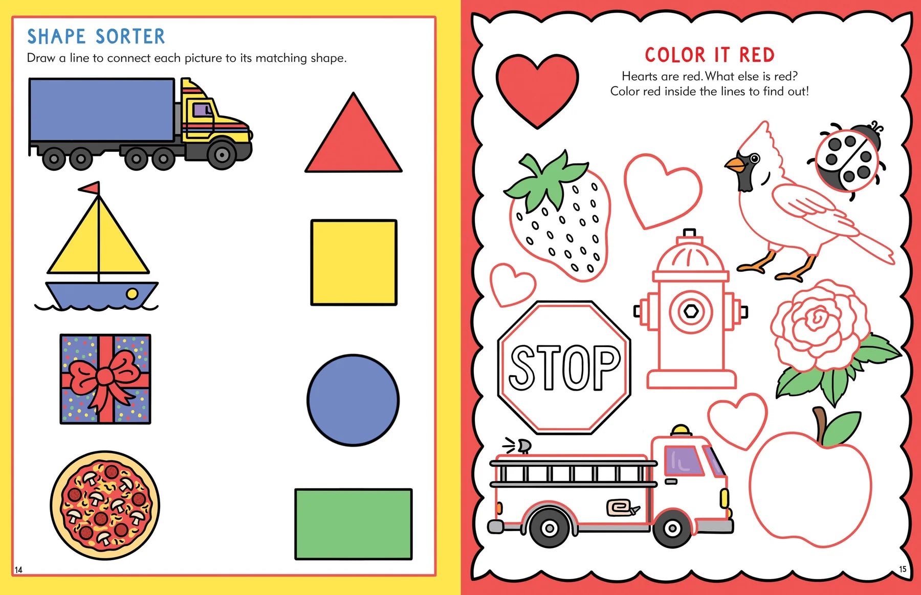 ABC 123 Preschool Activity Book