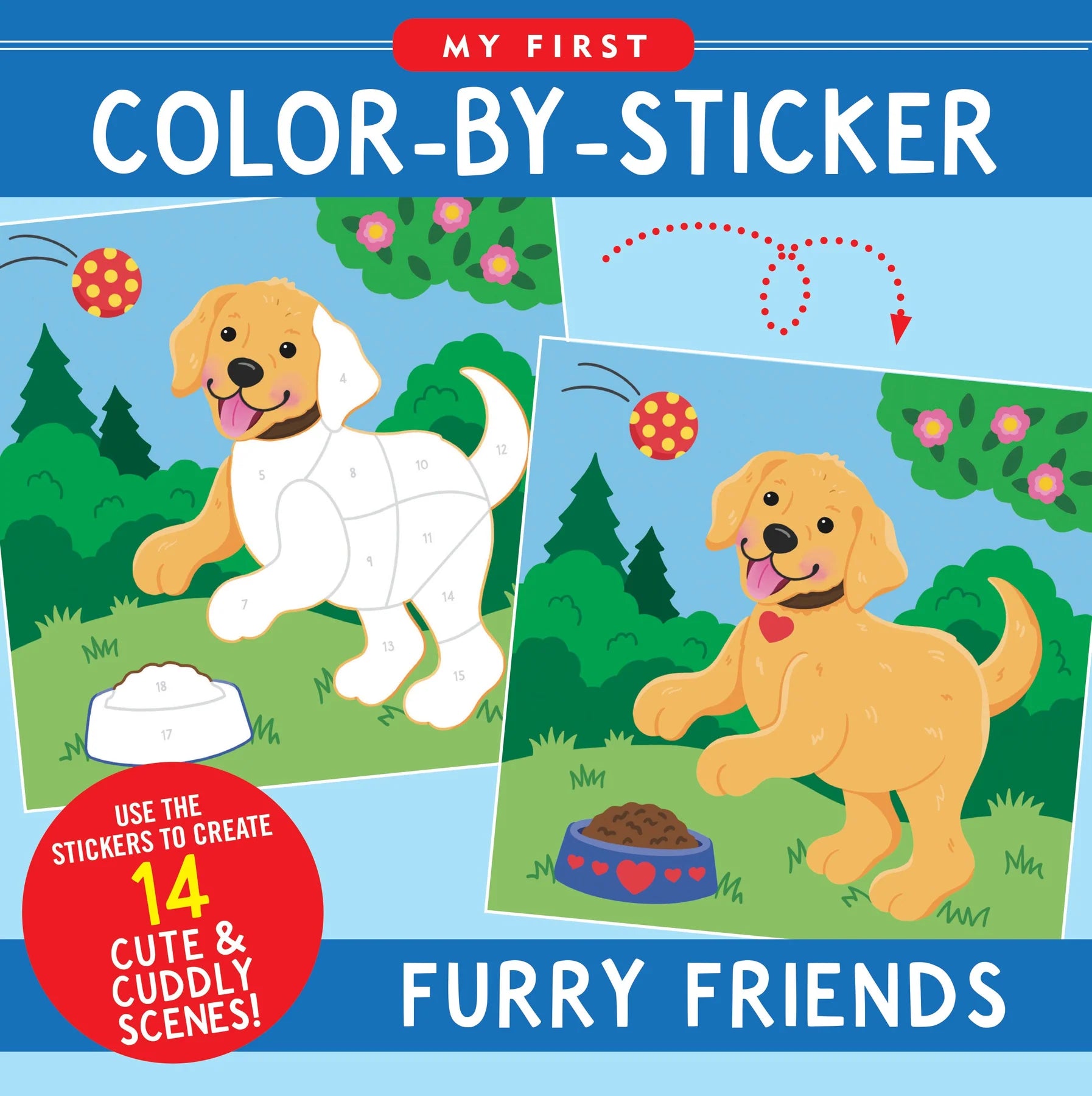 Color By Sticker -- Furry Friends