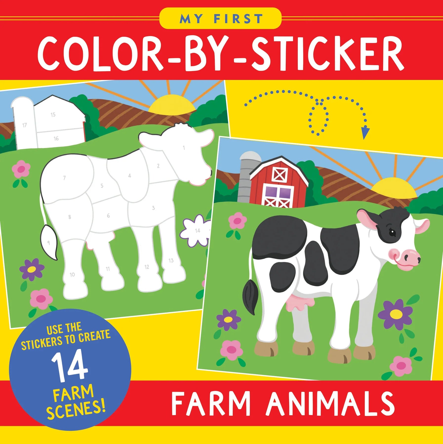 Color By Sticker -- Farm Animals