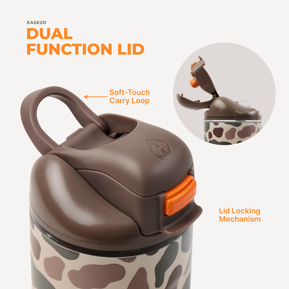 Duck Camo 14oz Ease2o Water Bottle by Hydrojug