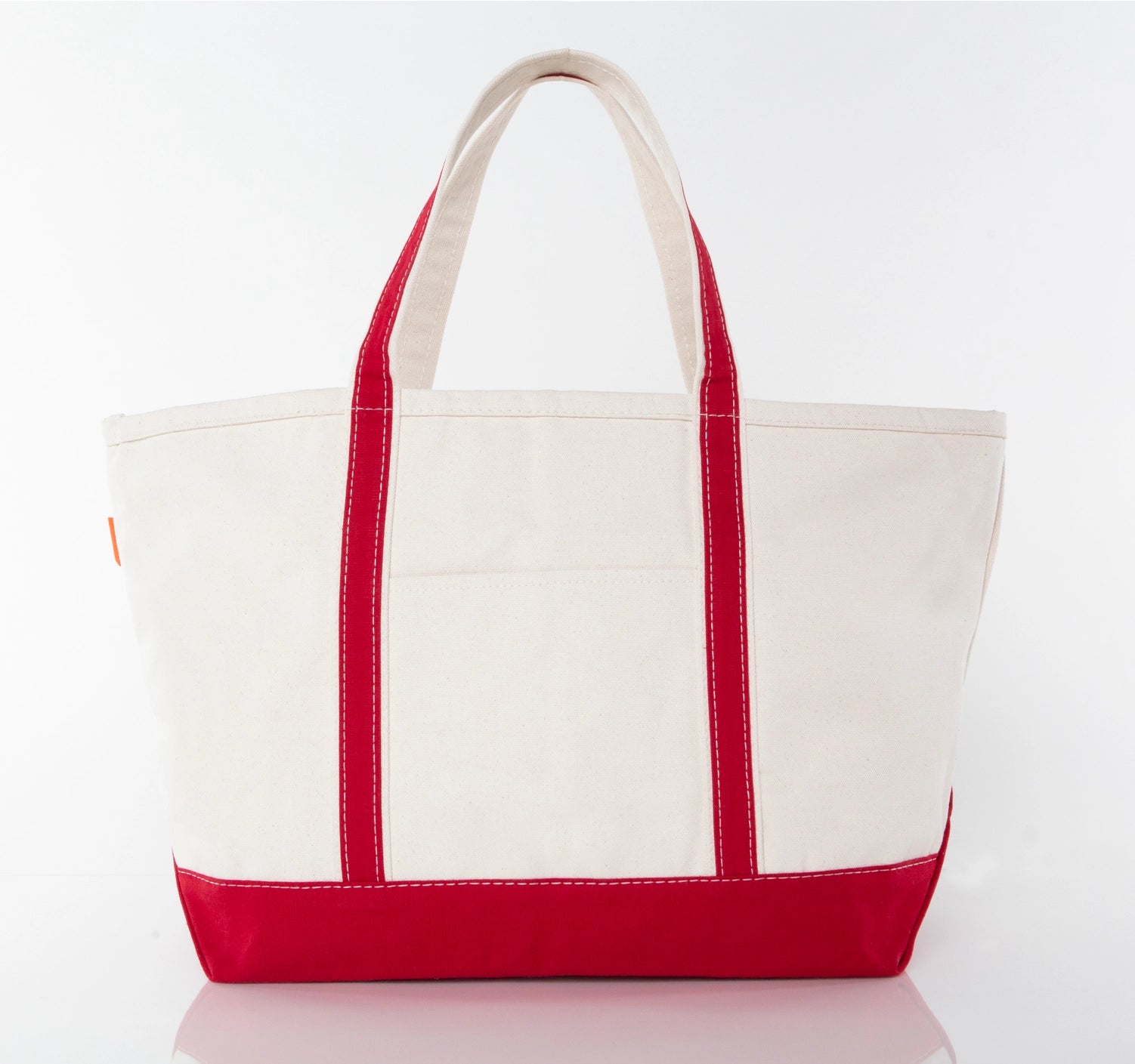 Large Classic Canvas Tote in Red