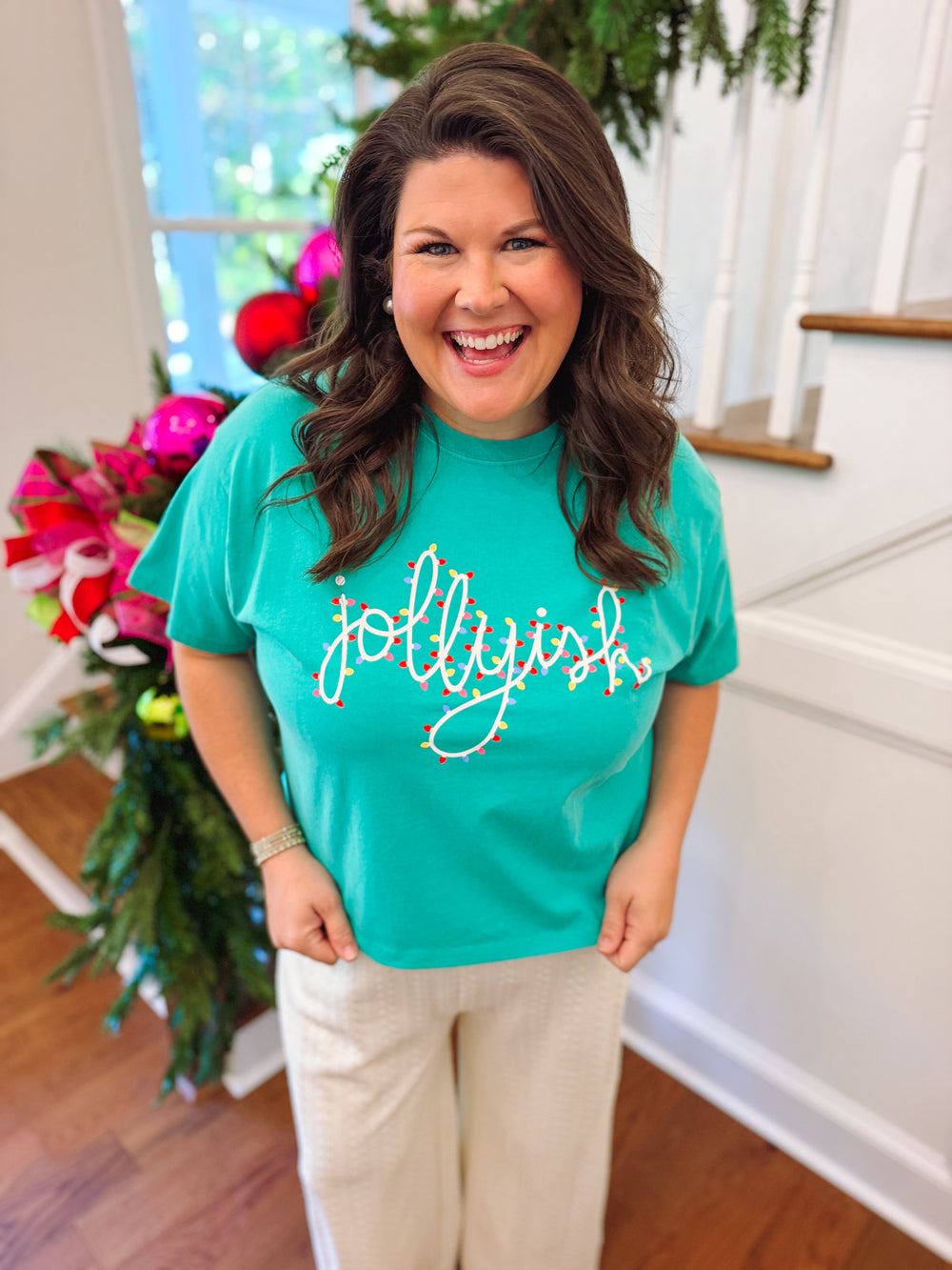 Jollyish Crop Tee (S-3X)