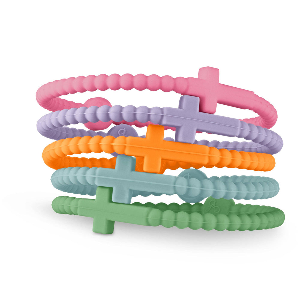 Jesus Silicone Cross Bracelets-Boca in Medium