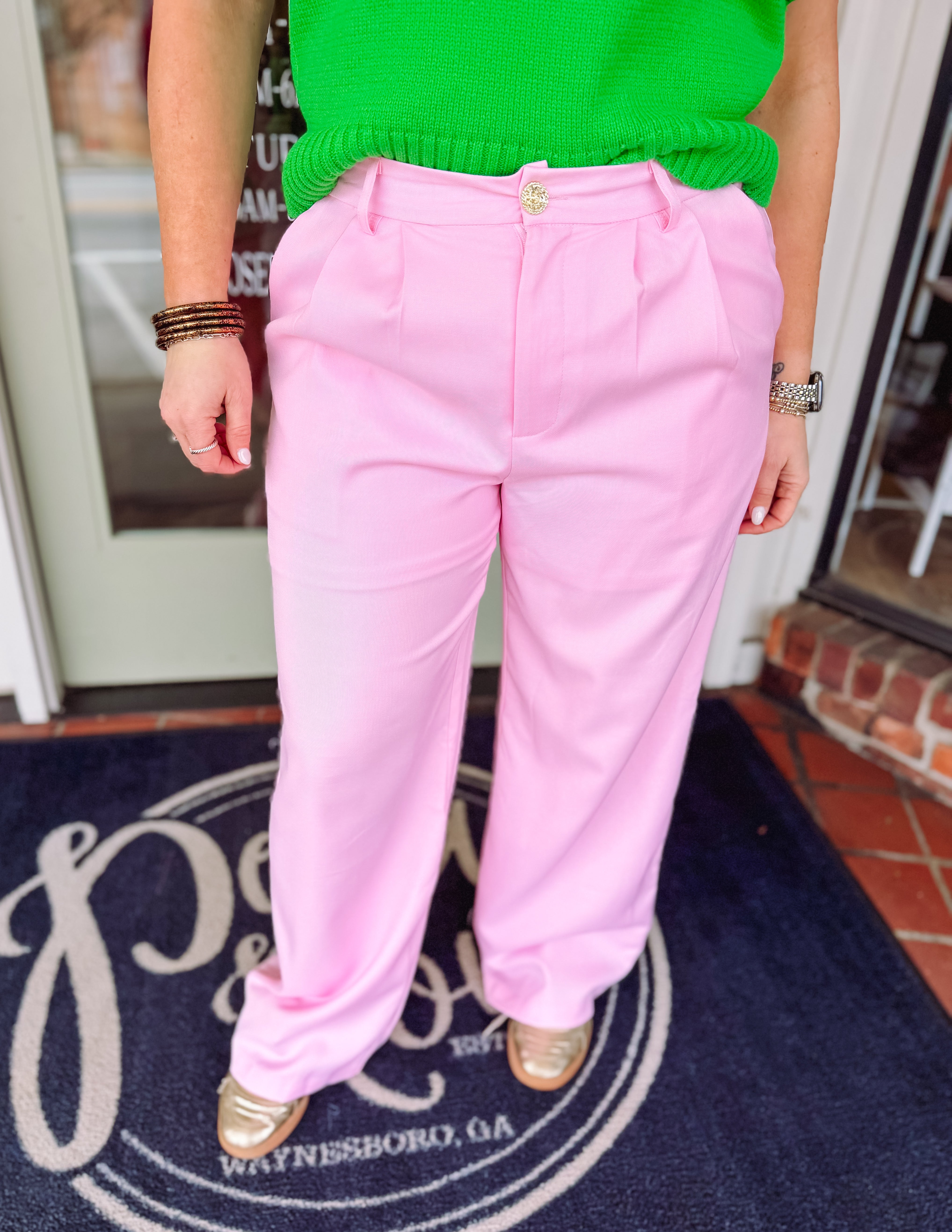 The Candace Pants in Pink