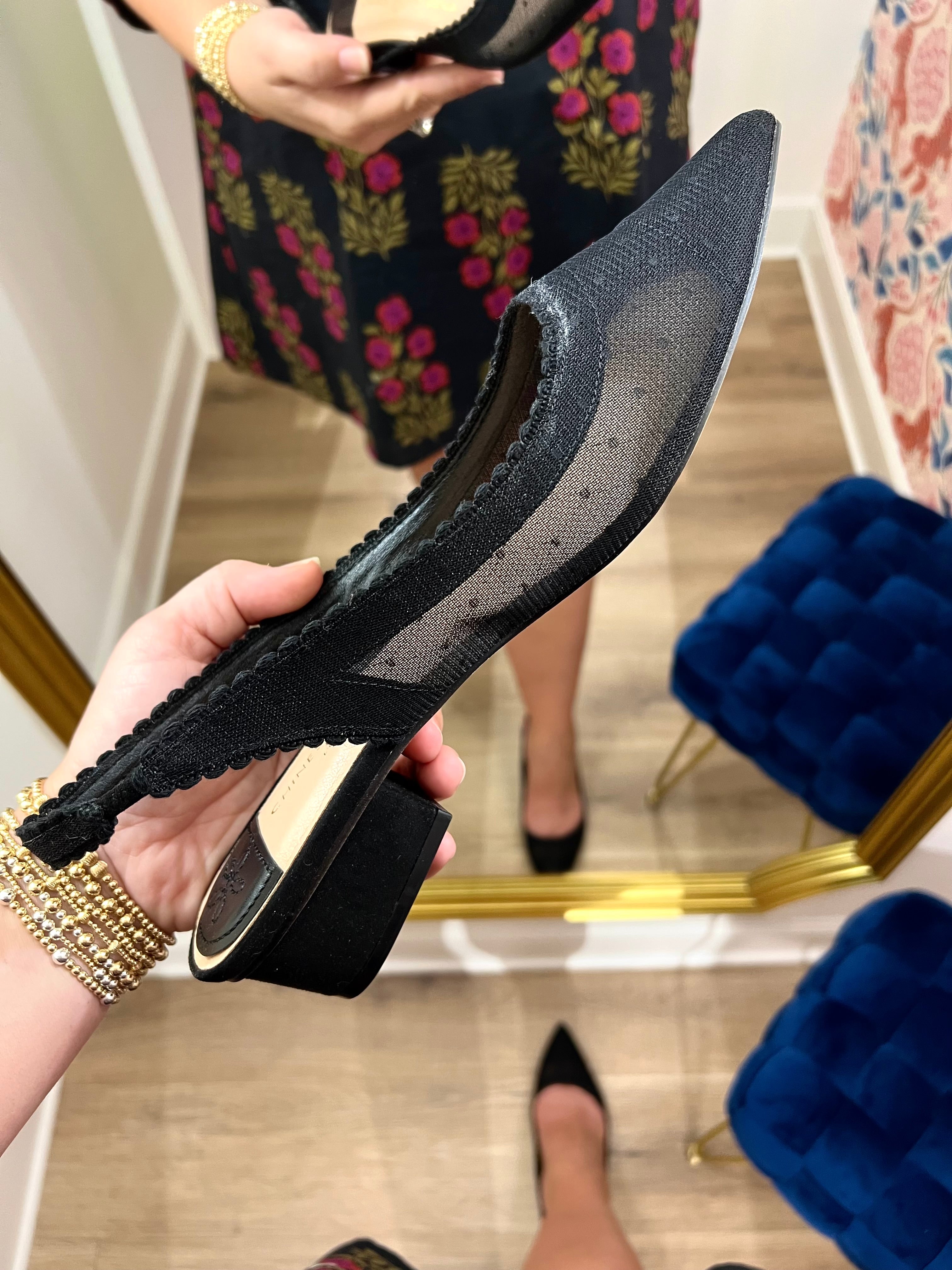 Mayberry Slingback Pump in Black