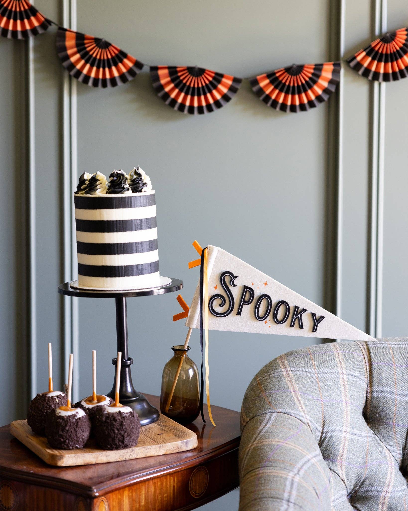 Spooky Felt Pennant