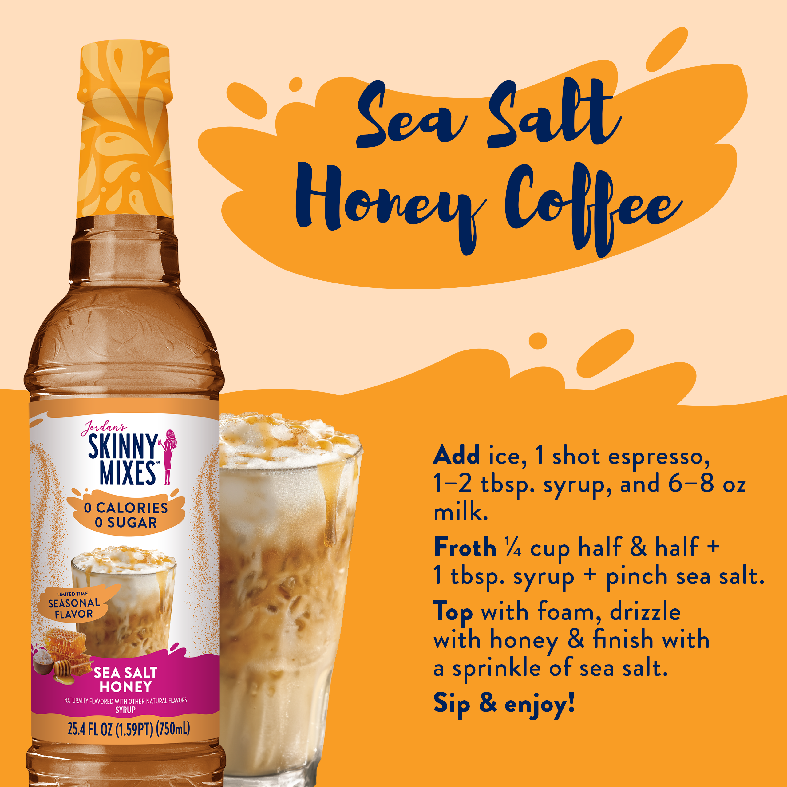 Sugar Free Sea Salt Honey Syrup