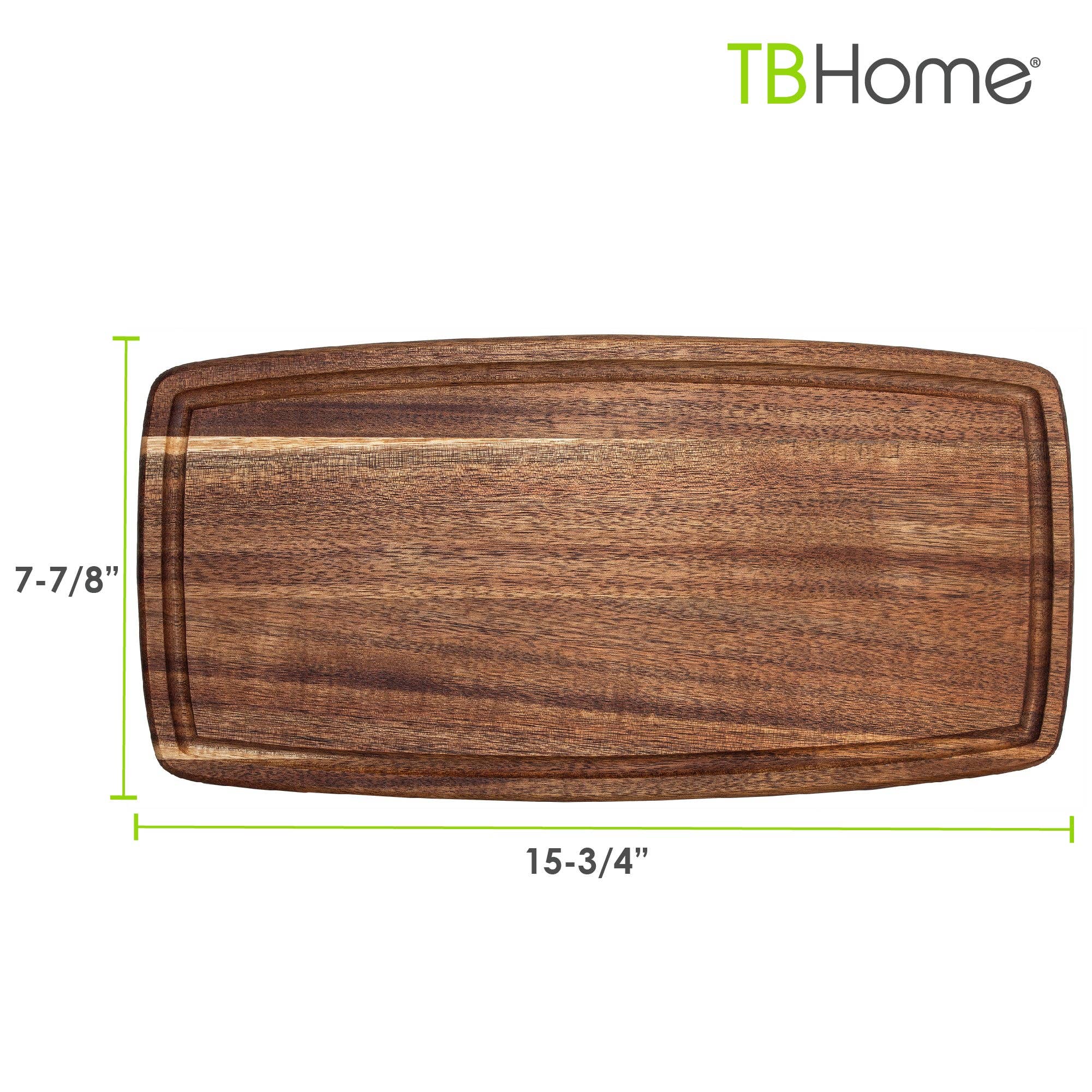 Acacia Wood Cutting Board with Juice Groove