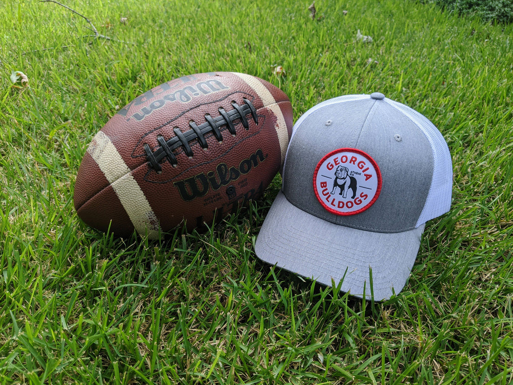 Georgia Bulldogs Grey & White Trucker Hat