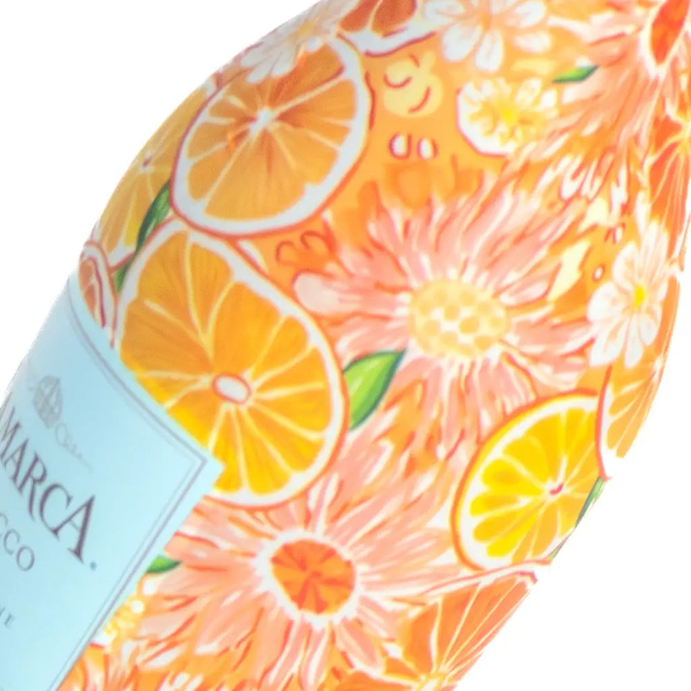 Beau Bottle Preppy Watercolor Oranges- Mini Prosecco Collection- Six Pack