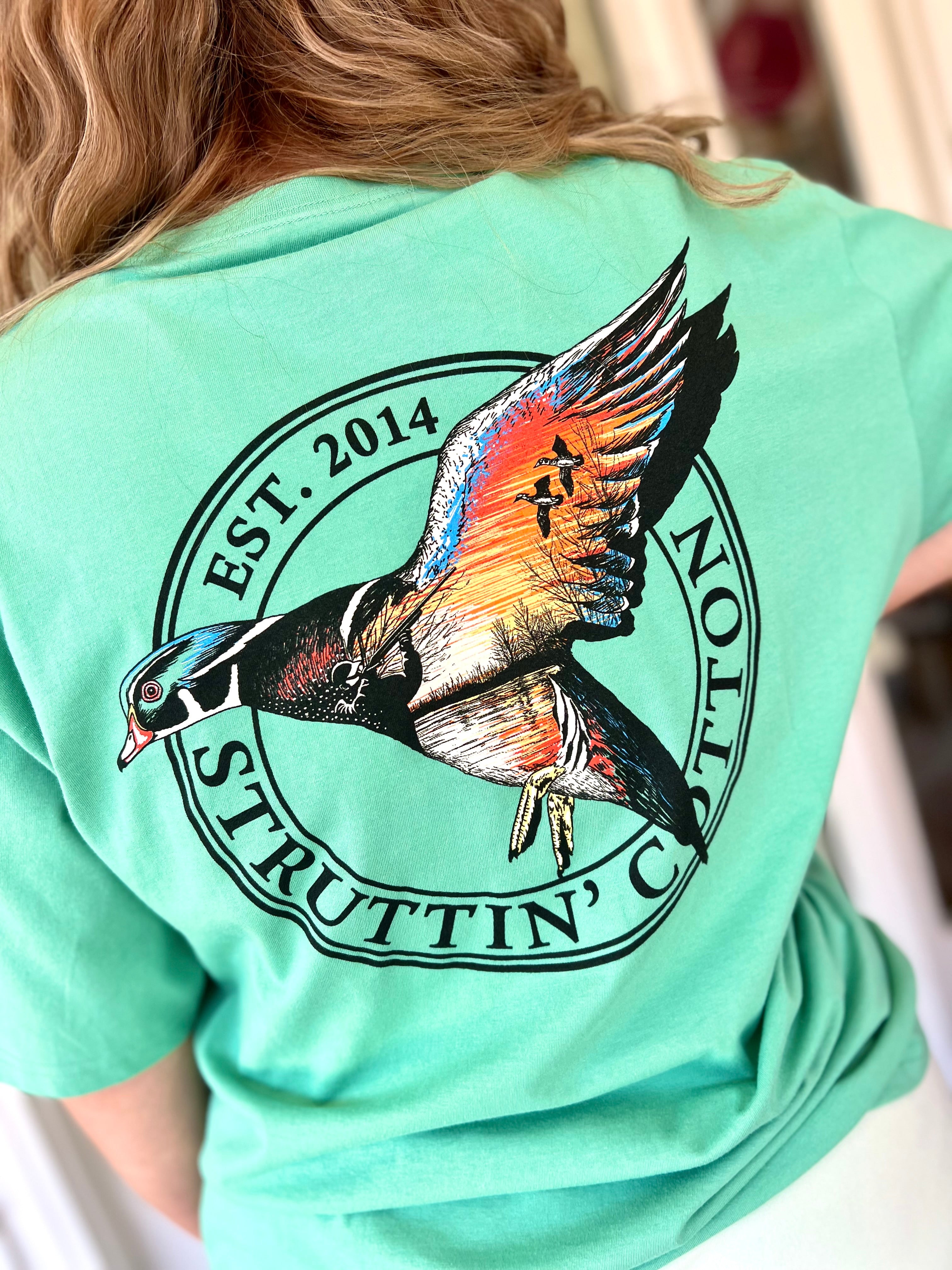 Woodie Roost Tee by Struttin' Cotton