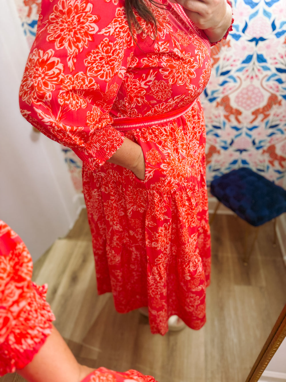 The Eleanor Drift Blooms Dress by Mary Square (S-2X)