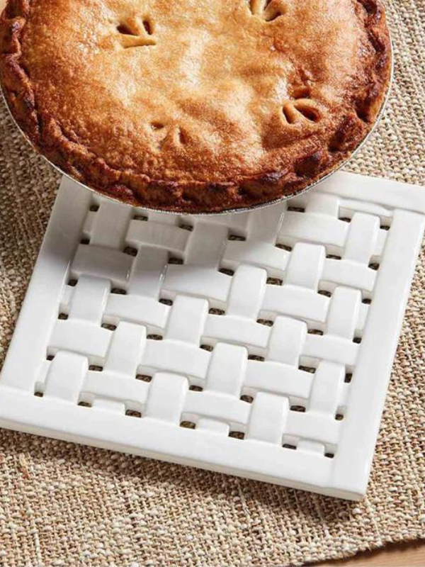 Mud Pie Basket Weave Trivet